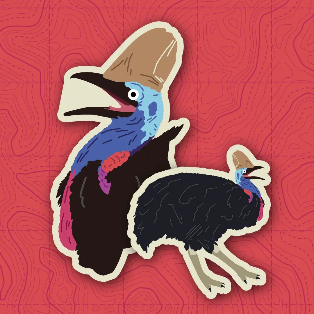 Southern Cassowary Sticker