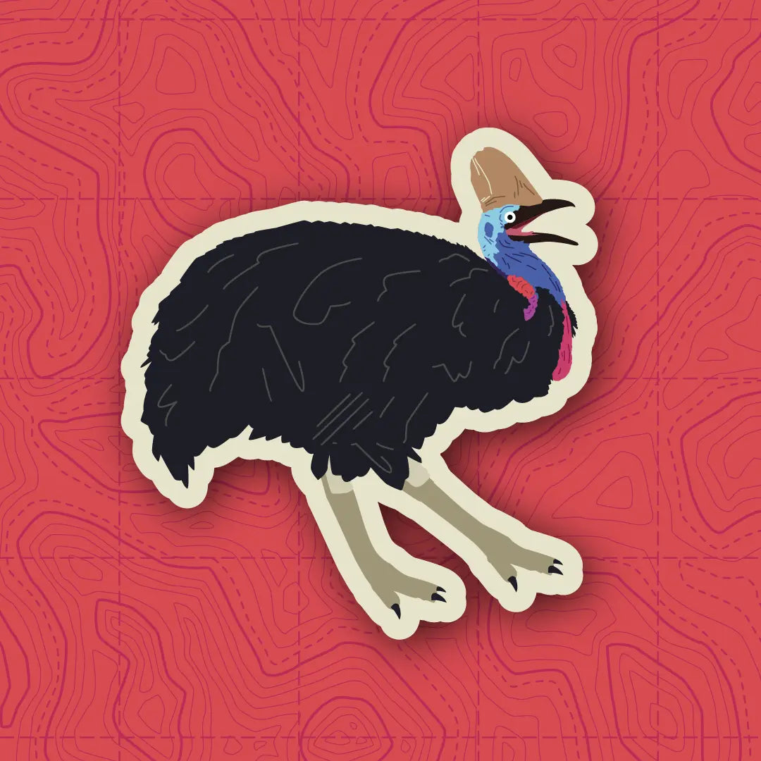 Southern Cassowary Sticker