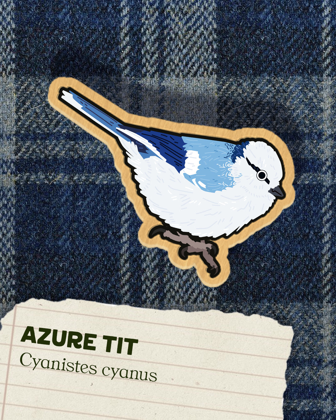 Tits, Chickadees and Titmice - Wooden Pins