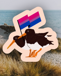 Bisexual Oystercatcher Sticker