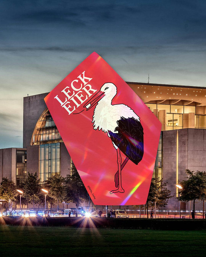 Leck Eier - Holographic Sticker