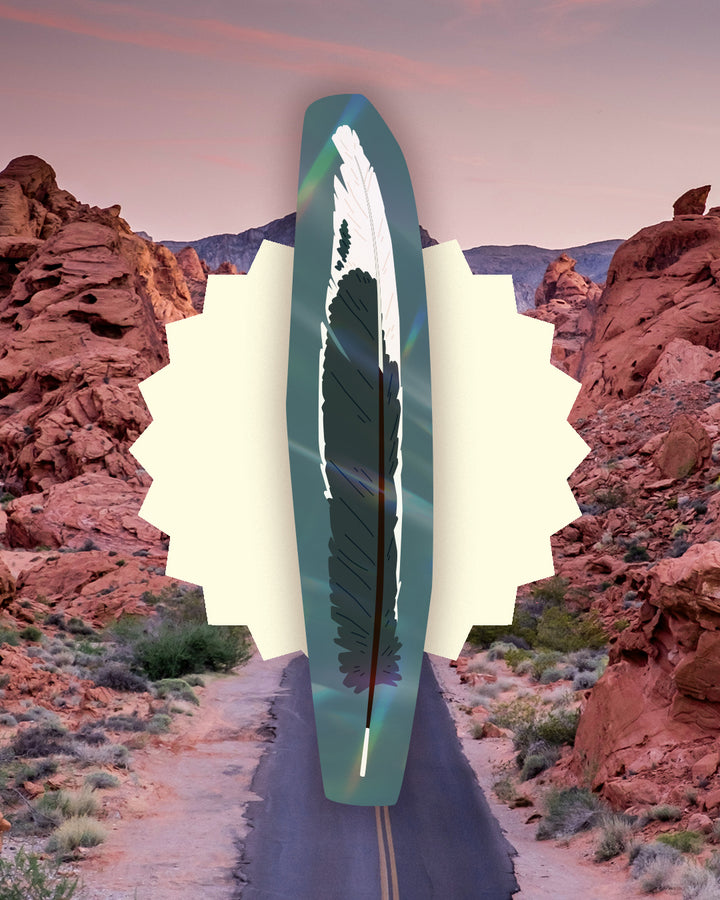 Greater Roadrunner Feather Bookmark