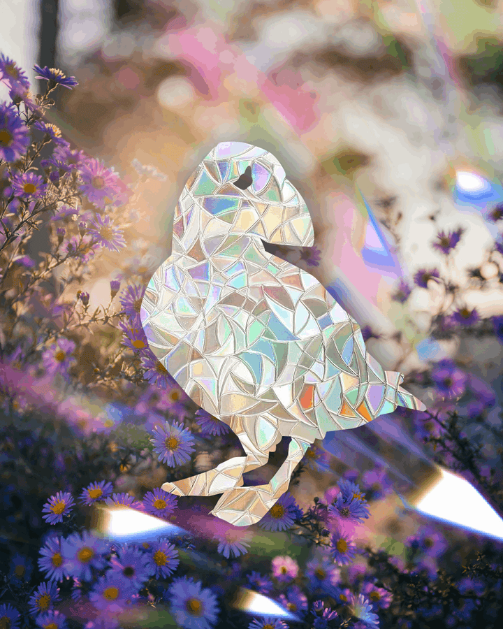 Puffin adhesive Suncatcher
